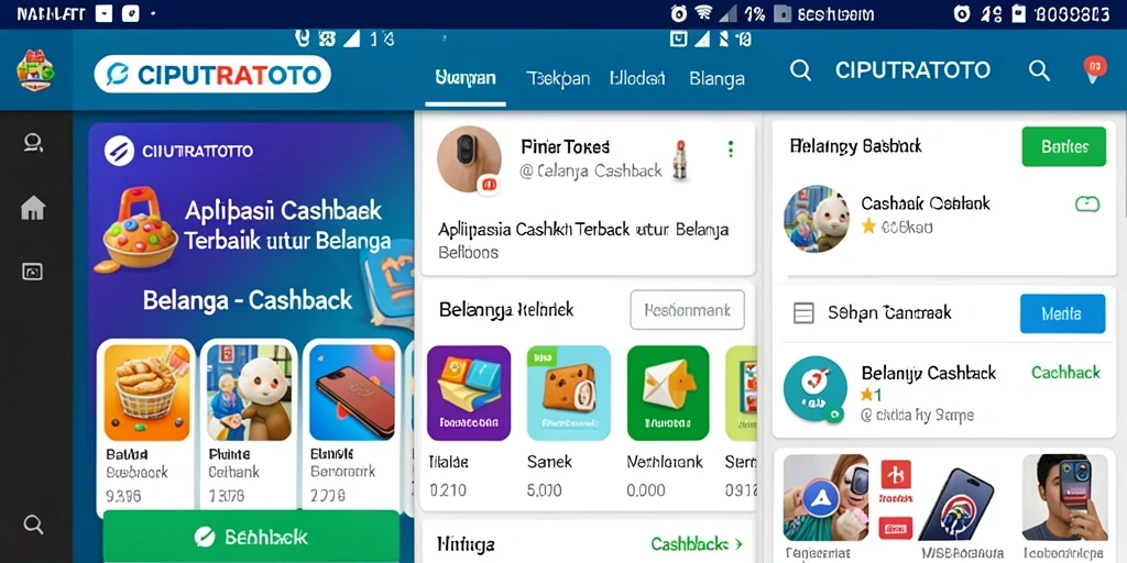 Tampilan antarmuka aplikasi CIPUTRATOTO yang menarik dan mudah digunakan.