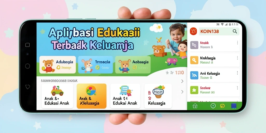 Tampilan antarmuka KOIN138 yang ceria dan interaktif.